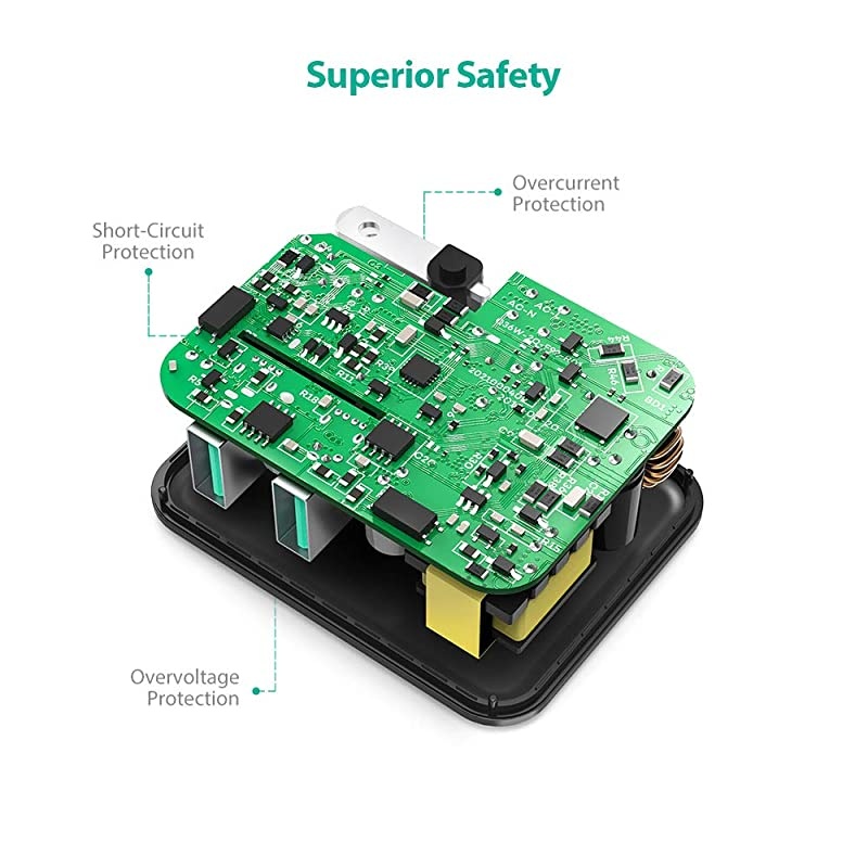 USB Quick Charger  36W Quick Charge 3.0 Wall Charger Dual USB Plug for iPhone 12 11 Pro Max XS Max XR X 8 7 Plus Galaxy S10+ S9+ Note 10+ Note 9+ Note 8 LG G6 V30 Google Pixel Nexus HTC 10