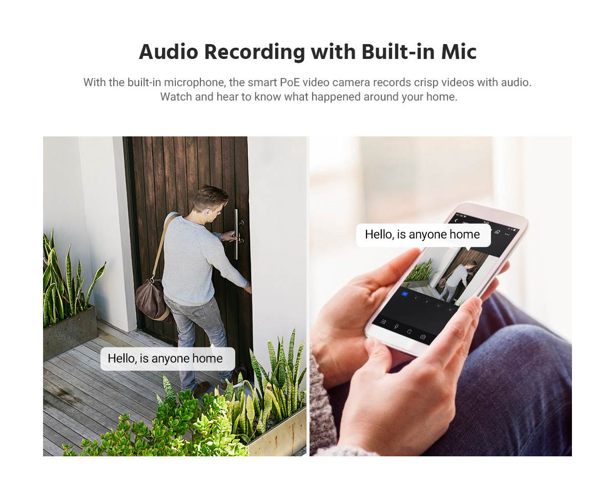 ANNKE 5MP H500 PoE IP Security Camera System with ONVIF Turret Cameras 6MP NVR 100 ft Color Night Vision Mic Remote Access Smart Motion Alerts IP67 Weatherproof with 1 TB