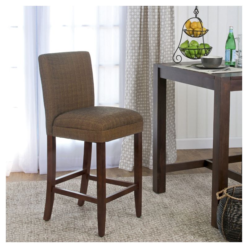 Contemporary Barstool - 29"- Brown - HomePop