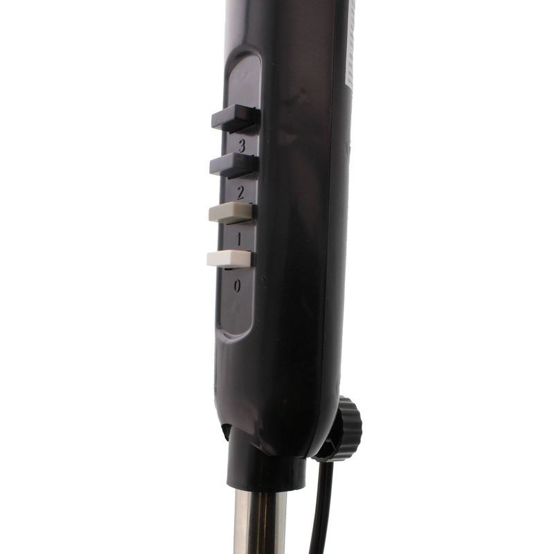 Comfort Zone 16" Pedestal Fan Oscillating Black