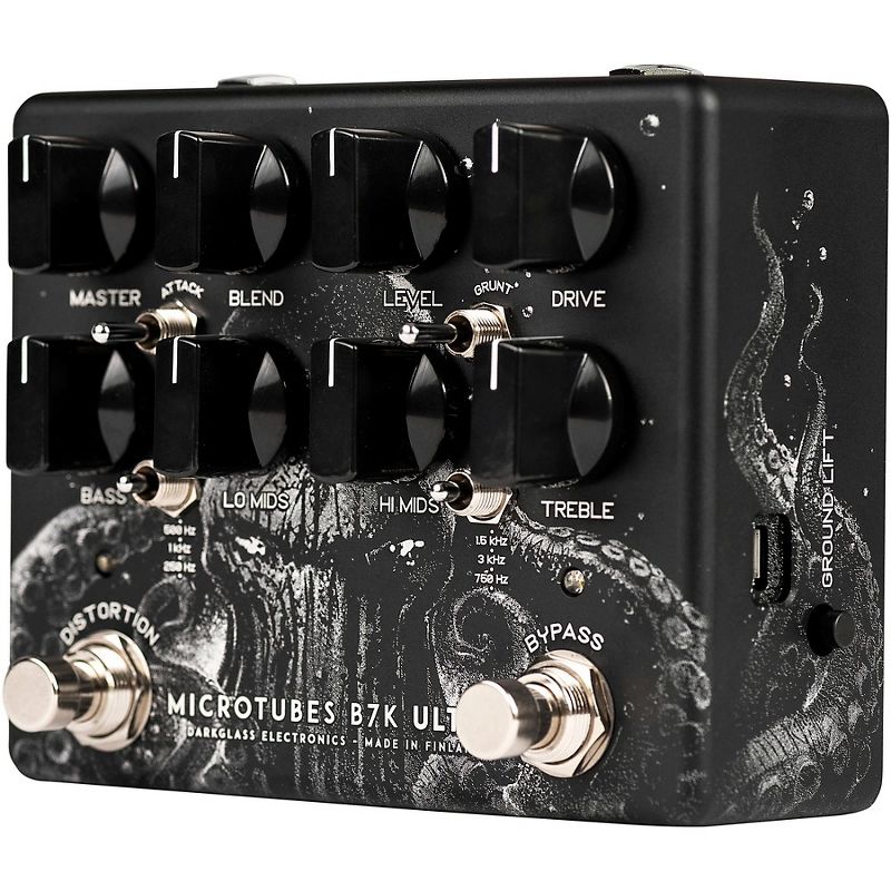 Darkglass Microtubes B7K Ultra with Aux In (Limited "SQUID") Black