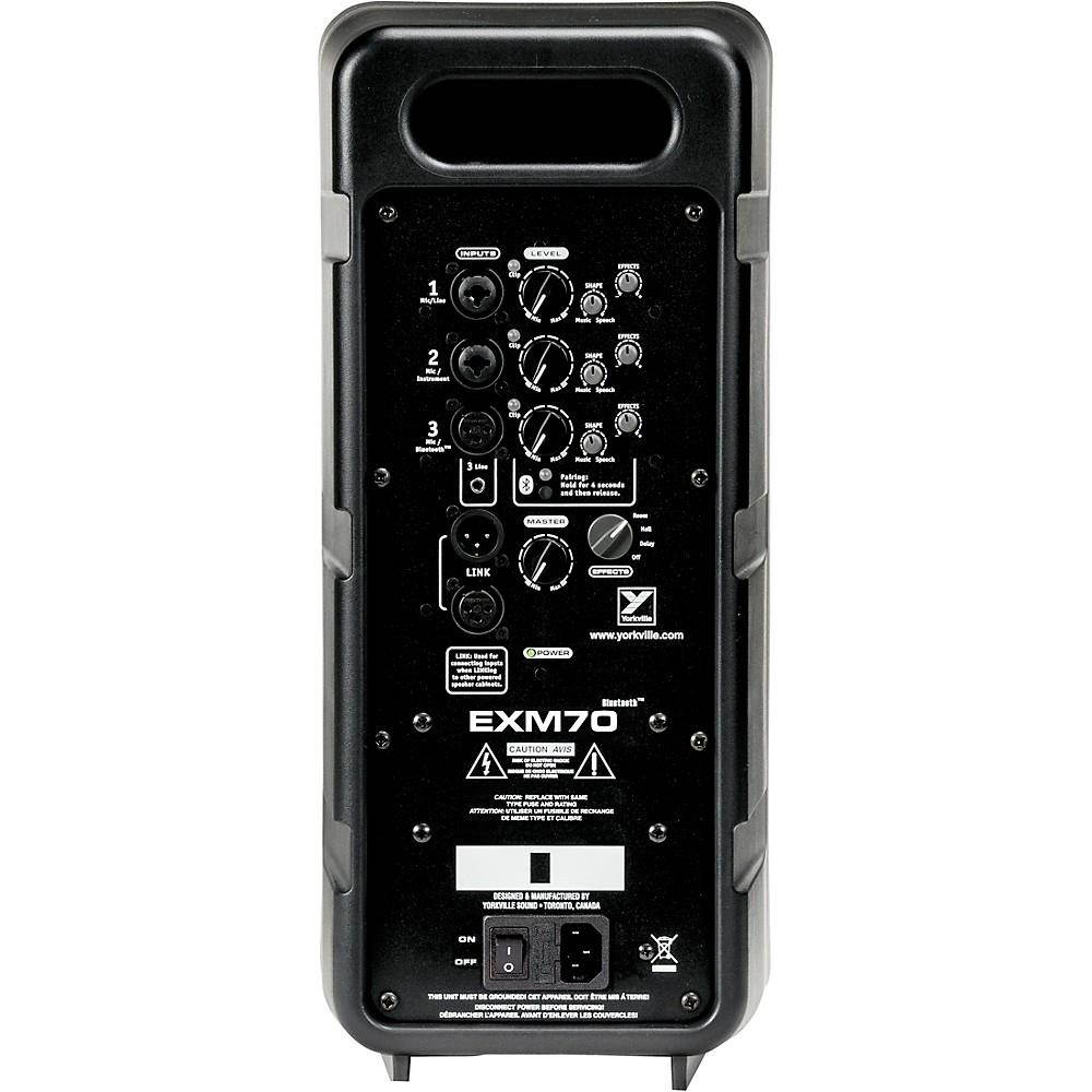 Yorkville EXM70 Ultra Compact Dual 5" Powered Portable PA Speaker