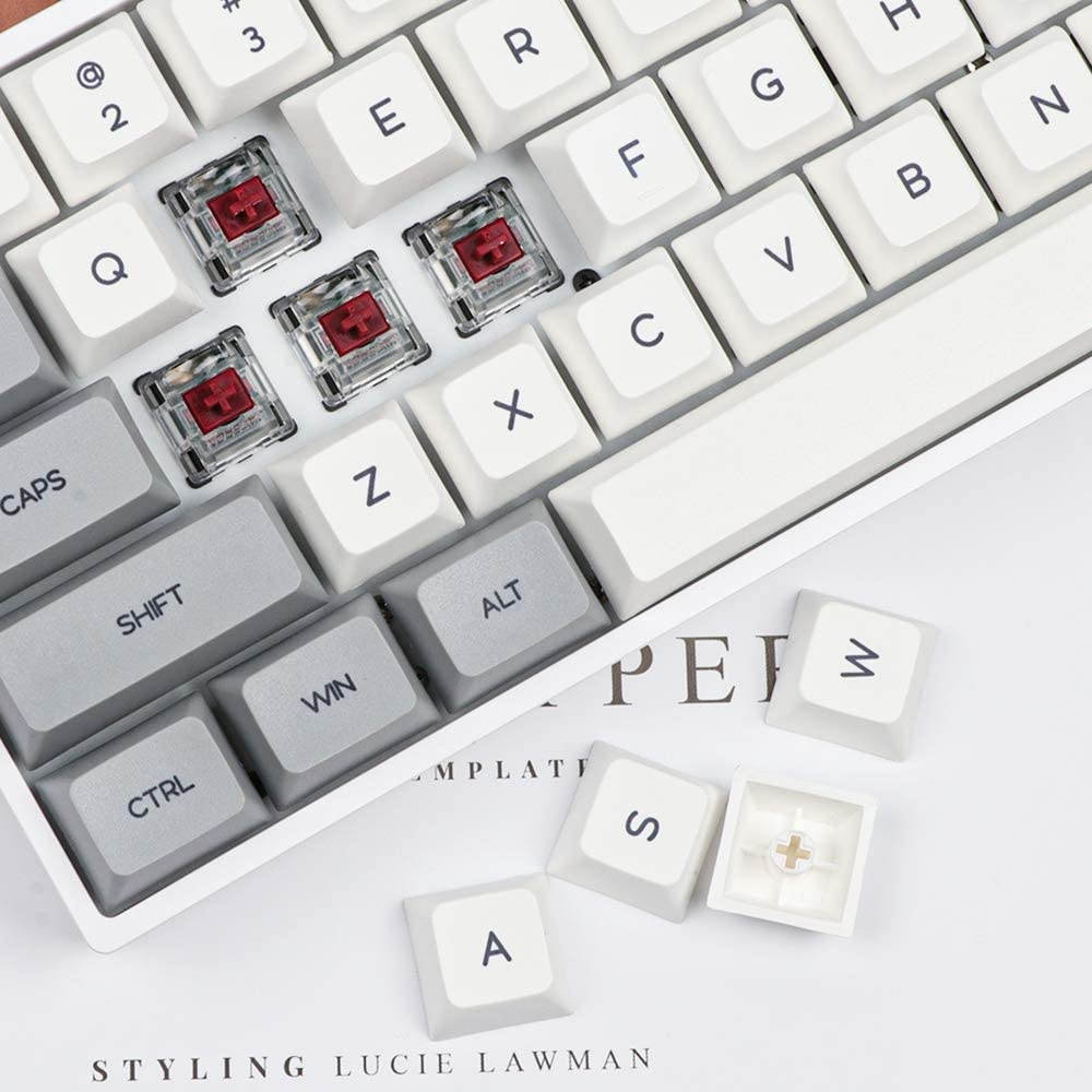 EPOMAKER SKYLOONG SK61 61 Keys Hot Swappable Mechanical Keyboard with RGB Backlit NKRO IP6X Waterproof Type-C Cable for Win/Mac/Gaming (Gateron Optical Blue Grey)