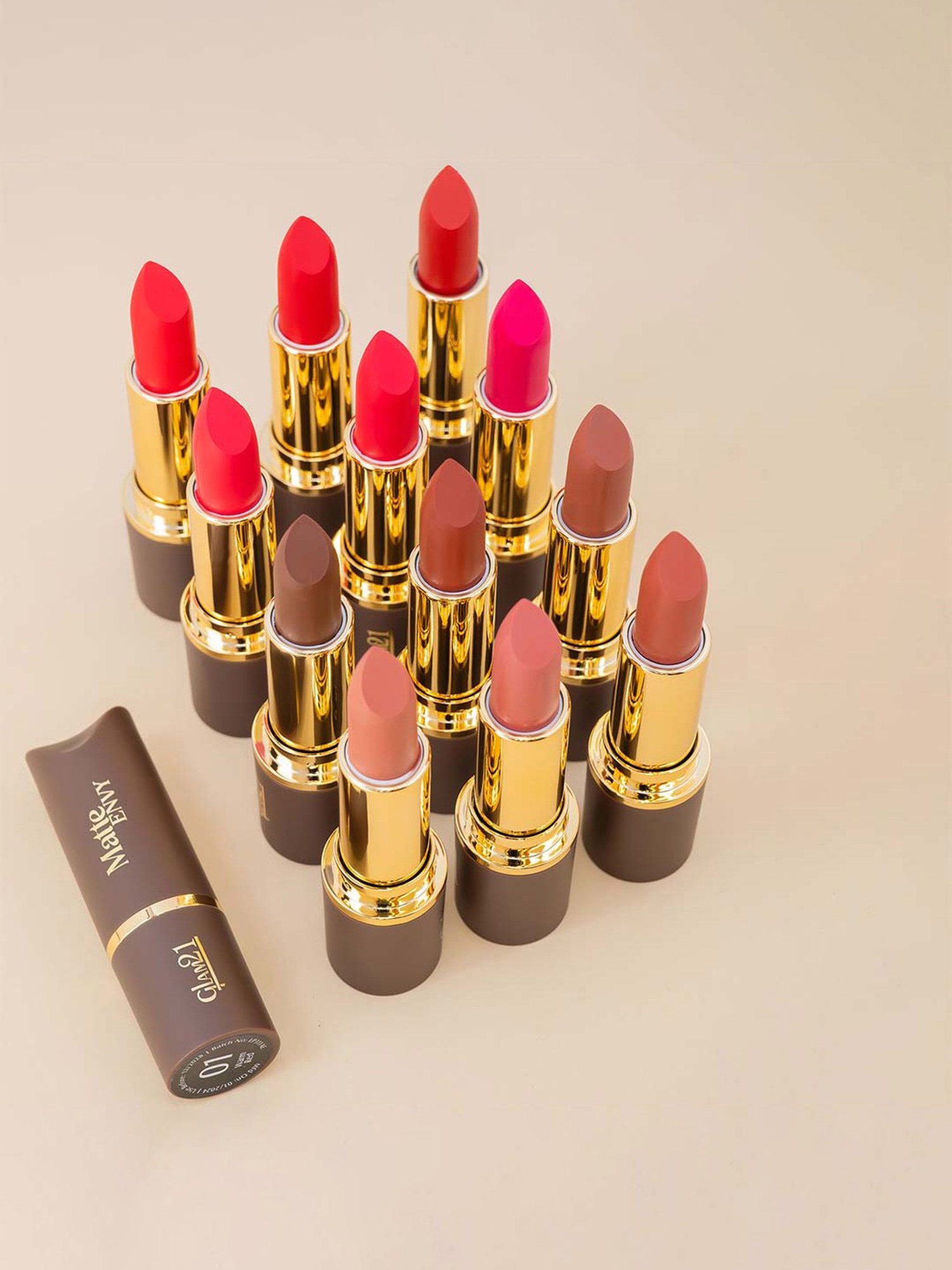 Glam21 Matte Envy Lipstick 03 Red Merlot - 3.5 gm