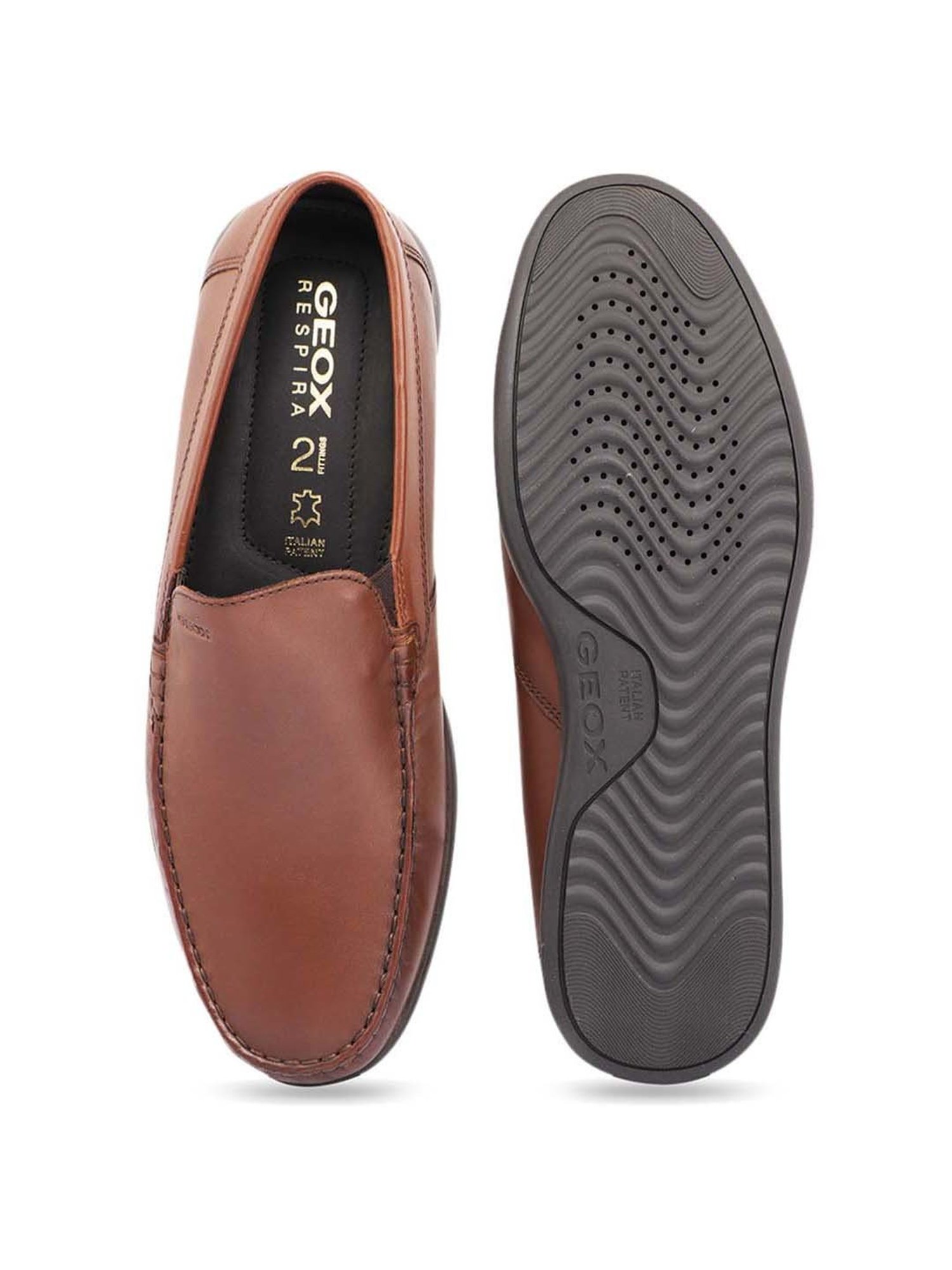 Geox Men's Brown Casual Loafers