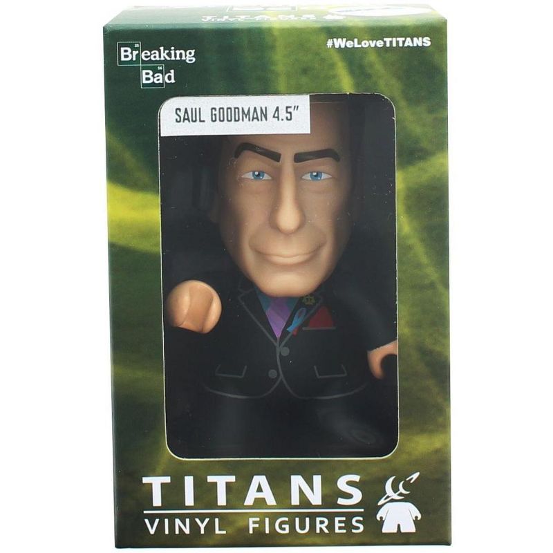 Titan Books Breaking Bad 4.5" Vinyl Figure Saul Goodman Black Suit