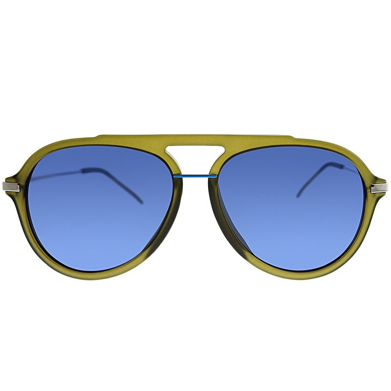Fendi Fendi Fantastic  1ED KU Unisex Aviator Sunglasses Olive Green 58mm