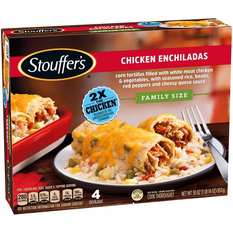 Stouffer's Frozen Chicken Enchiladas Family Size - 30oz