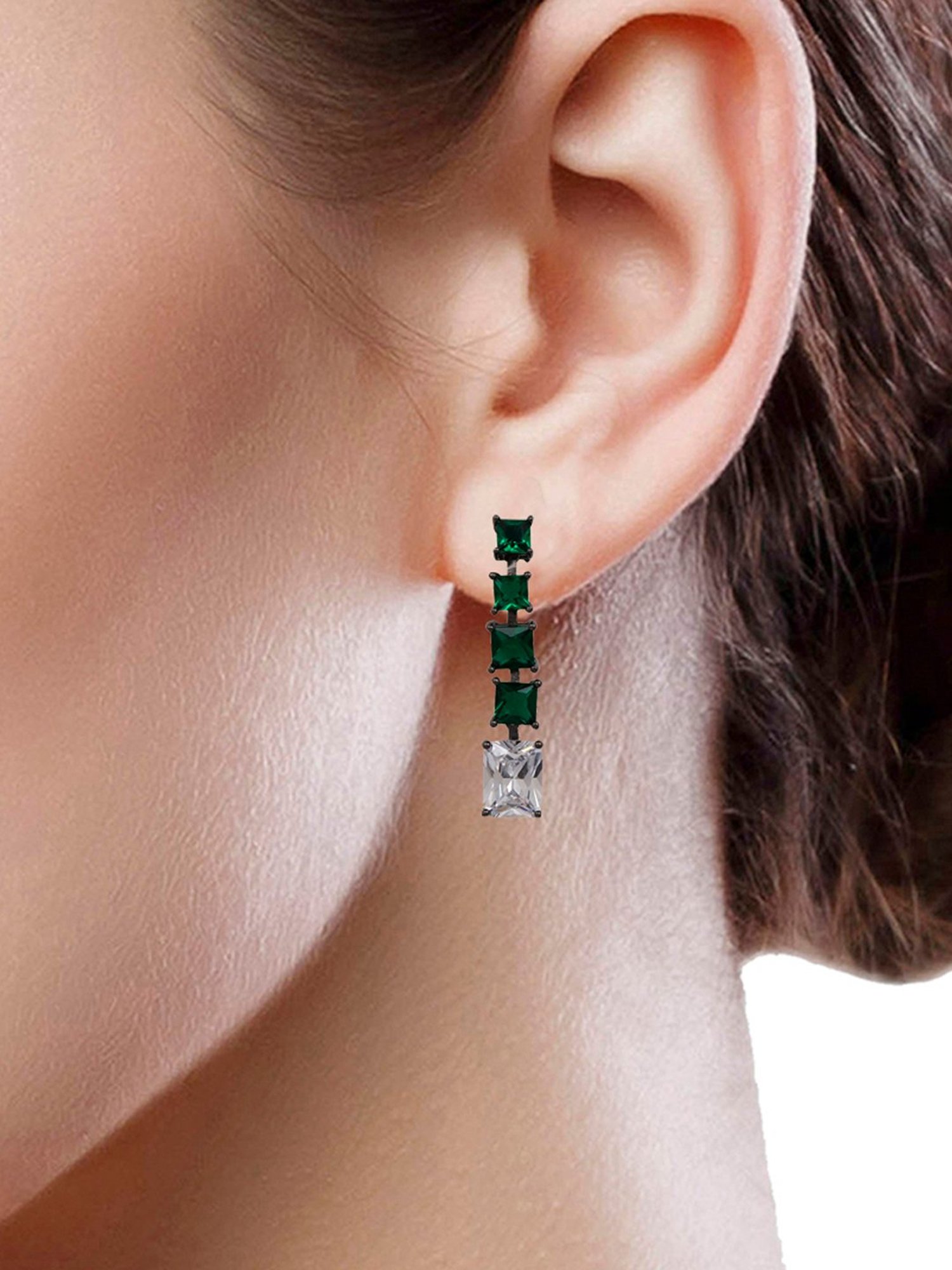 The Real Effect London 800 Silver Earrings for Women