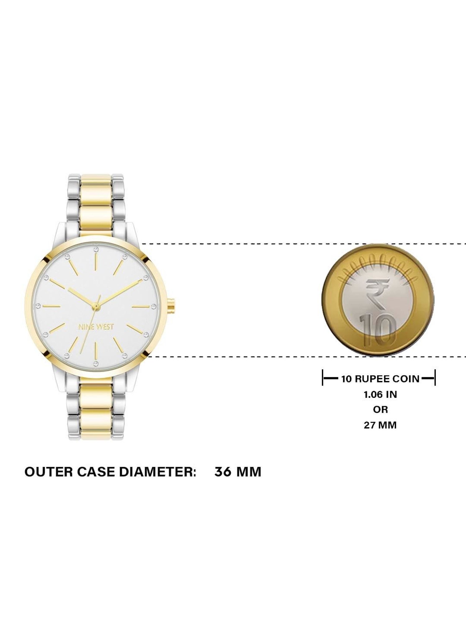 Nine West NW-2099WTTT Analog Watch for Women