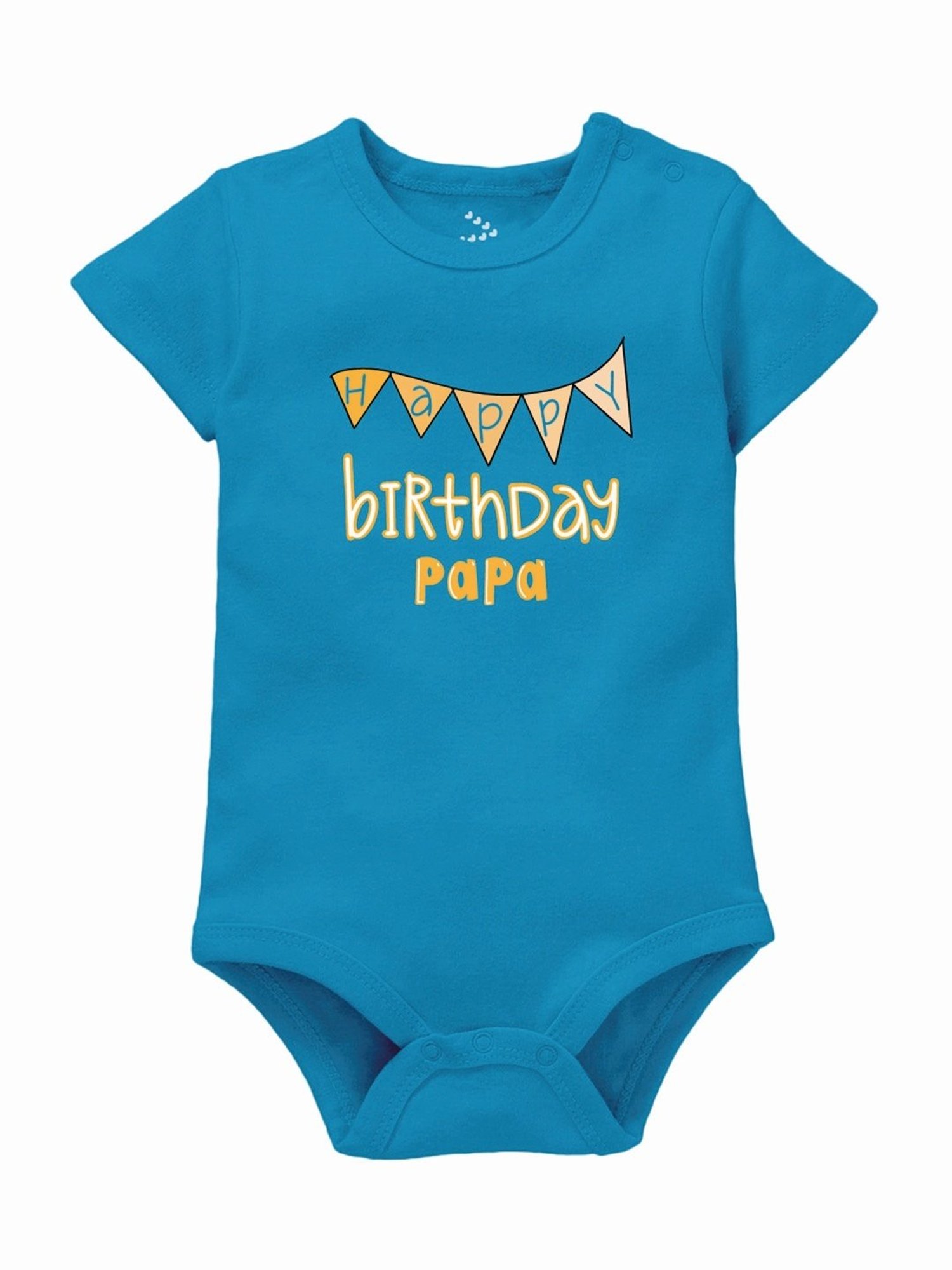 Zeezeezoo Kids Blue Cotton Printed Onesie