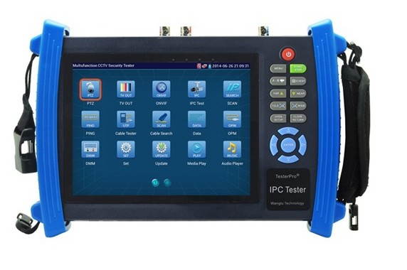 7 Inch Touch Screen 1080P HDMI IP Camera Tester/POE, WIFI, UTP Cable scan, Ping Test, AHD Camera Test