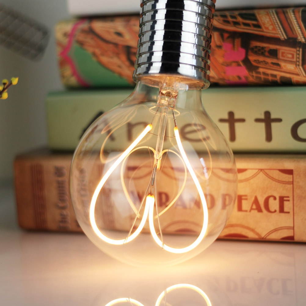 LED Dimmable Vintage Godlen Glass Cover Bulbs 220-240V 4W LED Light Bulbs Warm Incandescent Equivalent E27 LED Filament Light Bulbs for Home Hotel Store Light Fixtures (Warm White)