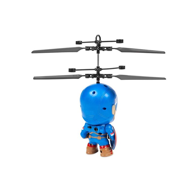 World Tech Marvel 3.5" Captain America Flying Figure IR Helicopter
