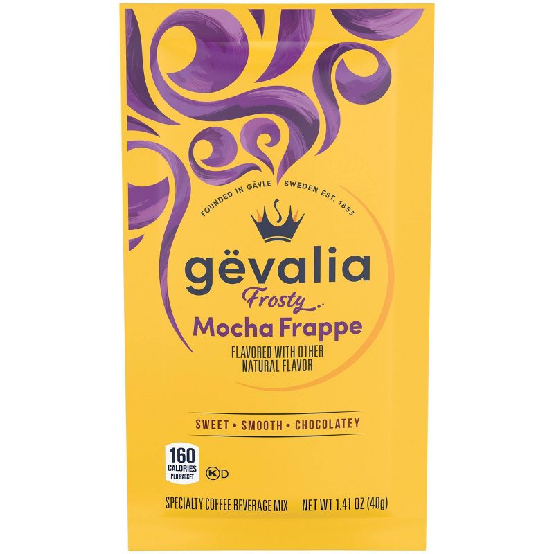 Gevalia Mocha Frappe Medium Roast Coffee Mix - 8ct