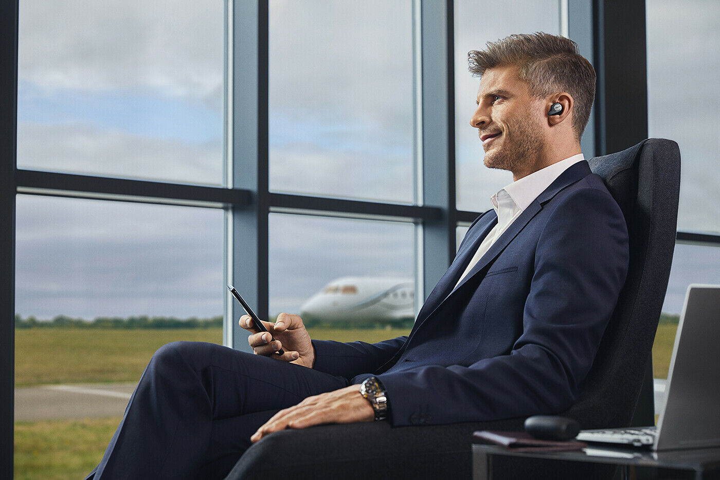 Jabra Evolve 65t MS True Wireless Earbuds NEW