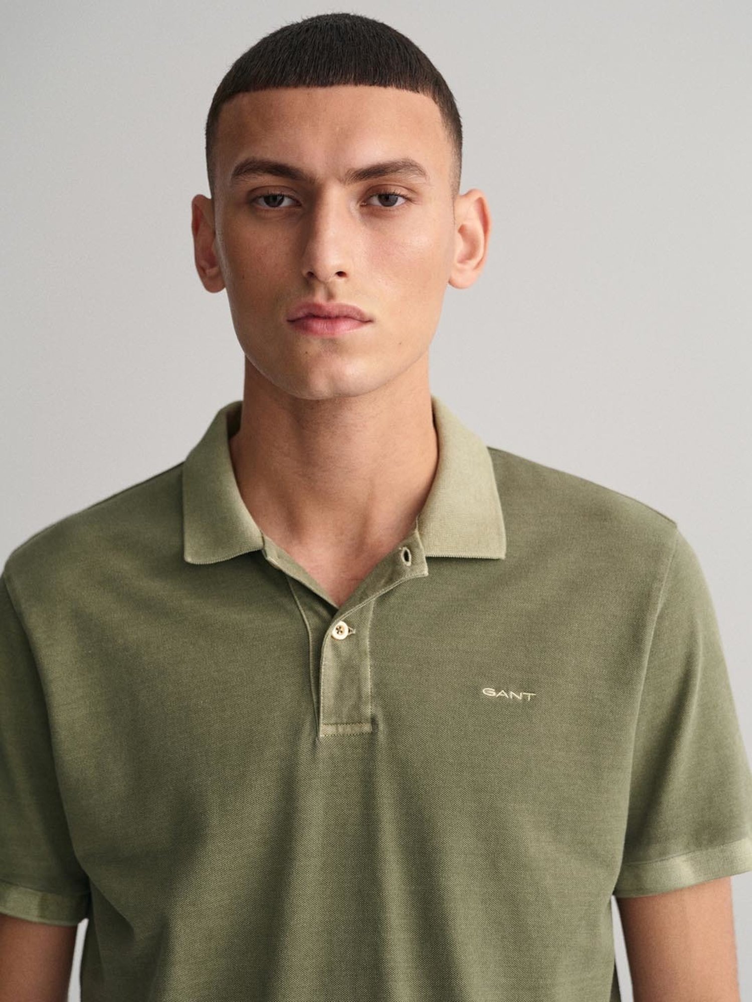 GANT Green Cotton Regular Fit Polo T-Shirt