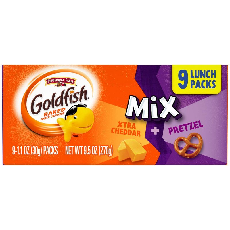 Goldfish Mix Traypack - 8.1oz/9ct