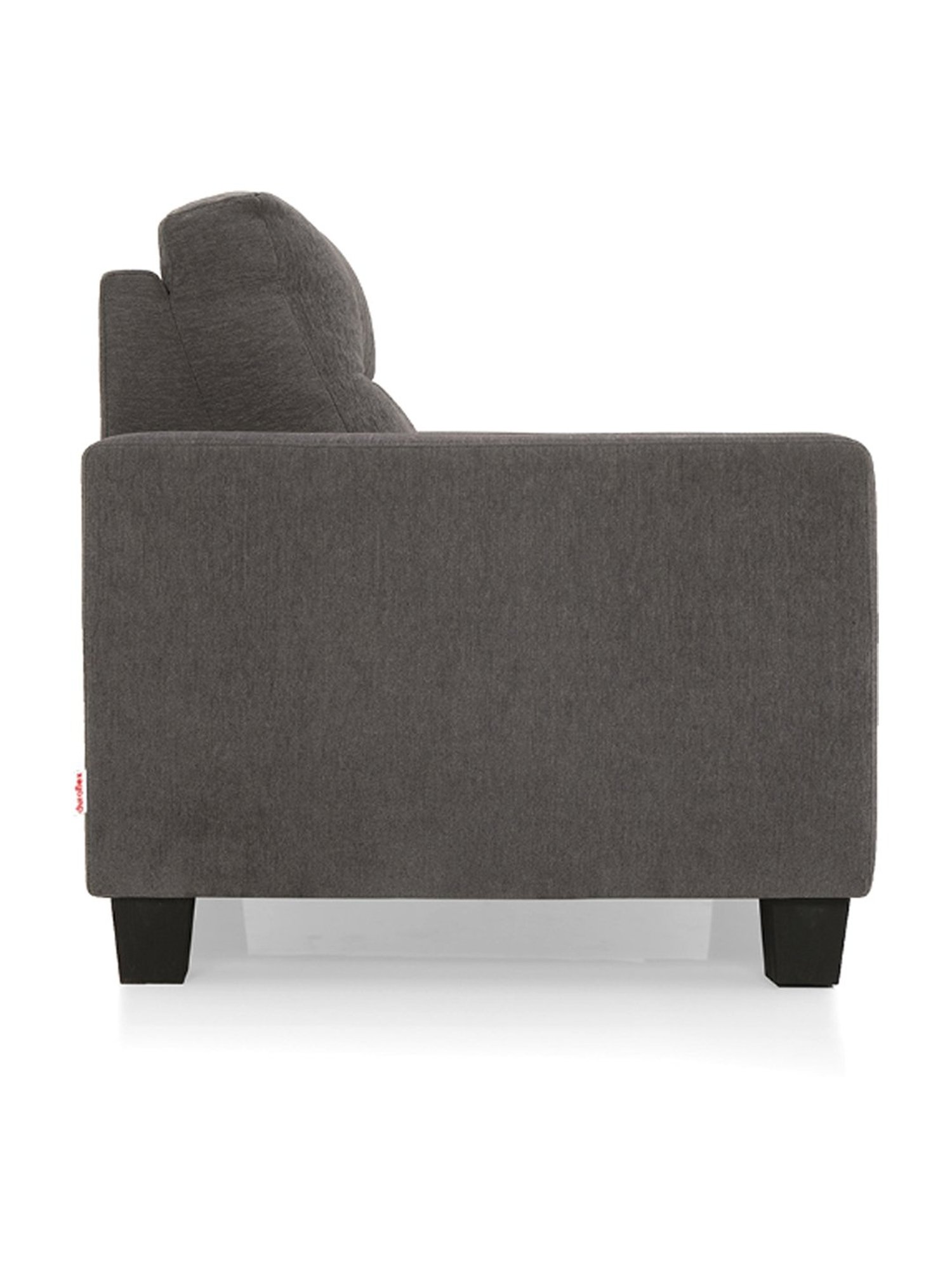 Duroflex Ease Grey Wood 1 Seater Sofa