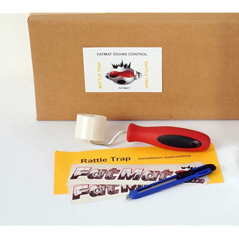 Self-Adhesive Rattletrap Sound Deadener Pack with Install Kit - 25 Sq Ft x 80 mil Thick