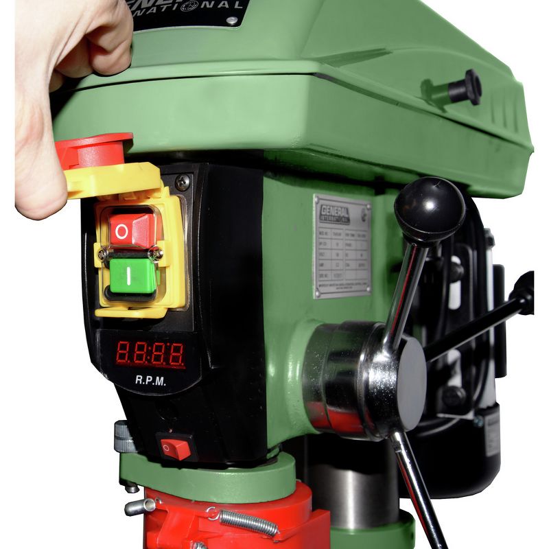 General International 75-010 M1 12 in. 1/3 HP VSD Benchtop Drill Press