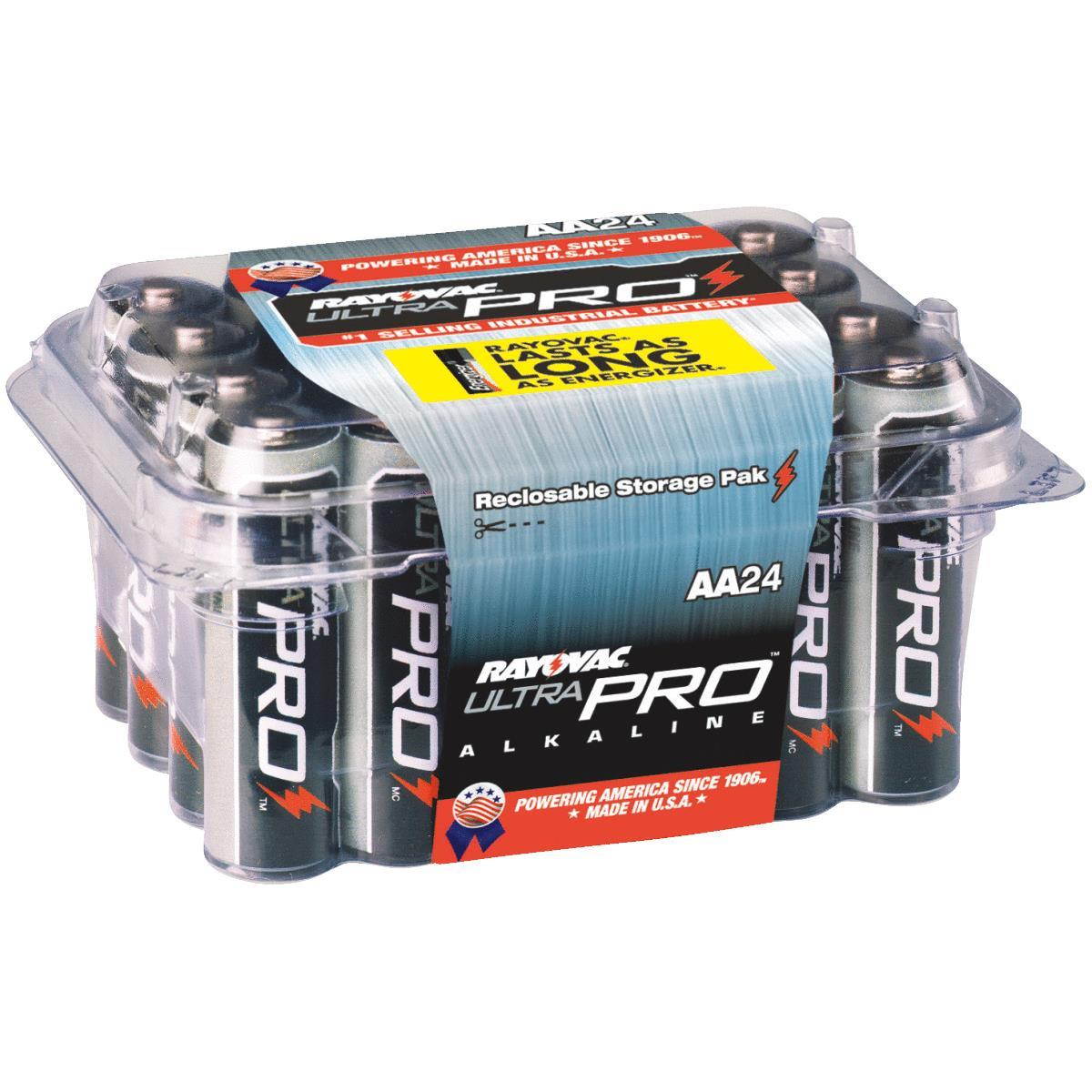 Rayovac Ultra Pro Alkaline Batteries AA 24/Pack ALAA24PPJ