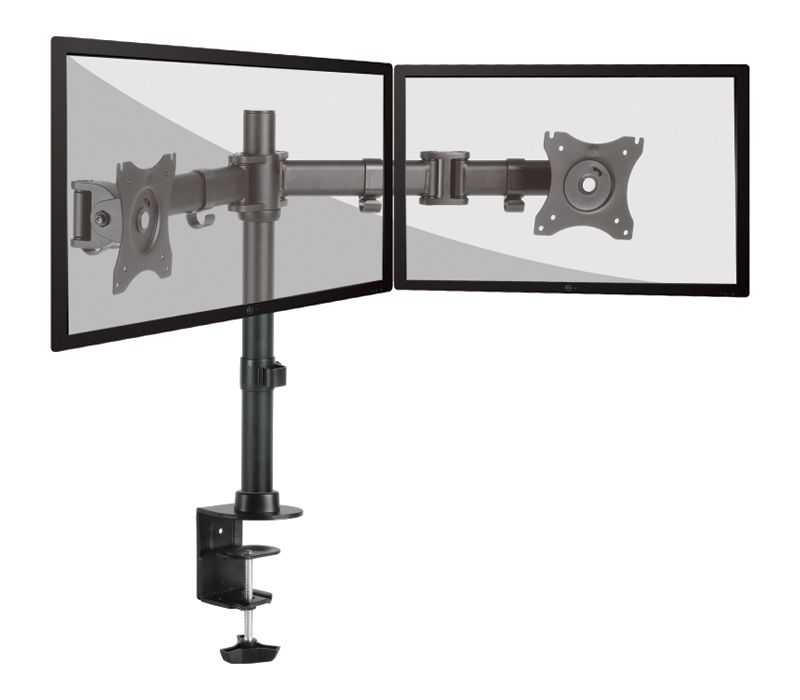 DIAMOND DMCA220 Desk Mount for Monitor - Black - 2 Display(s) Supported27" Screen Support - 35.20 lb Load Capacity