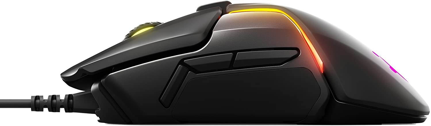 SteelSeries Rival 600 Gaming Mouse - 12000 CPI TrueMove3Plus Dual Optical Sensor - 0.5 Lift-off Distance - Weight System - RGB Lighting
