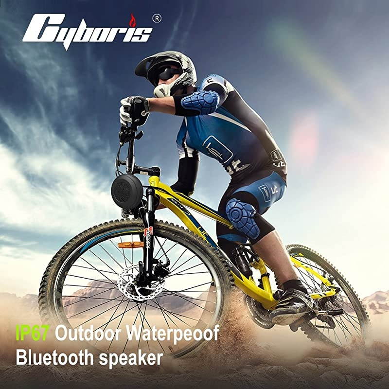 IPX7 Waterproof Outdoor Bluetooth Speaker Swimming Pool Floating Portable Mini Speakers Wireless 5W with Microphone amp TWS for Beach Bathroom Home Shower Black