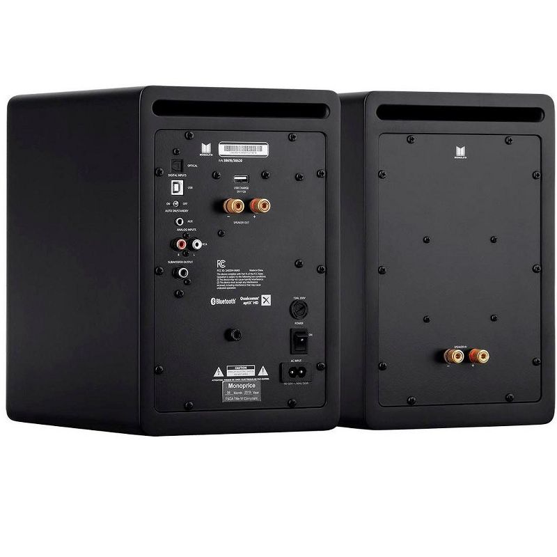 Pyle Portable 10 Inch 2 Way Full Range Bluetooth PA Loud Speaker High-Performance Versatile Karaoke Subwoofer Monitor Speaker System, Black (2 Pack)