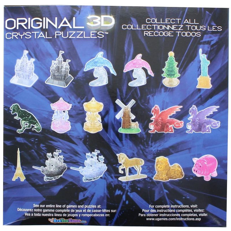 University Games Blue Dragon 56 Piece 3D Crystal Jigsaw Puzzle