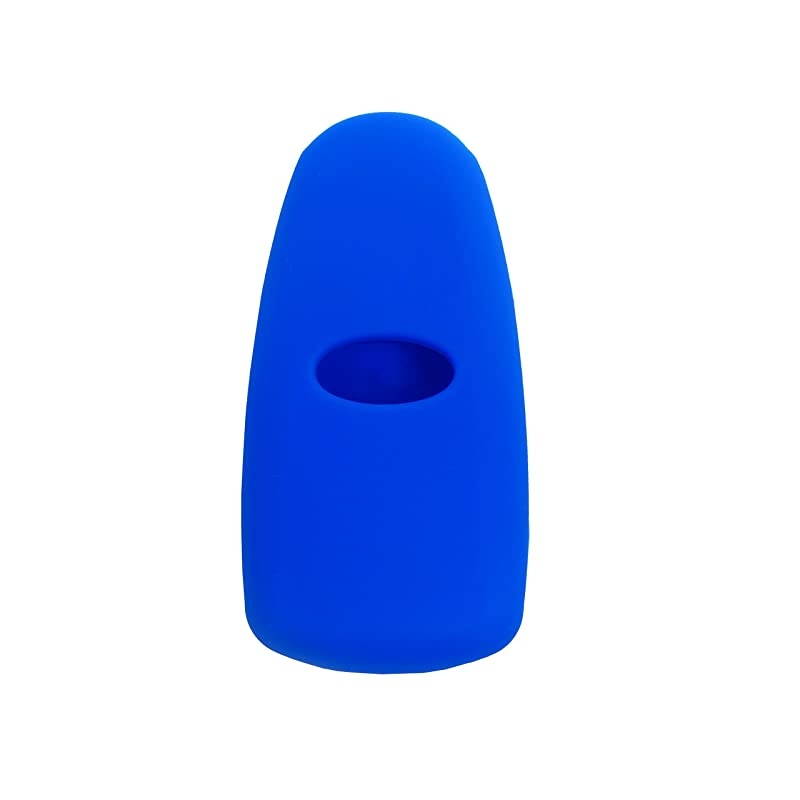 Autotech Remote Key Silicone Rubber Keyless Entry Shell Case Fob and Key Skin Cover fit for C Max Edge Escape Titanium Explorer Flex Focus Taurus Lincoln MKX MKT Navigaton(1 Pair) (Blue+Red)