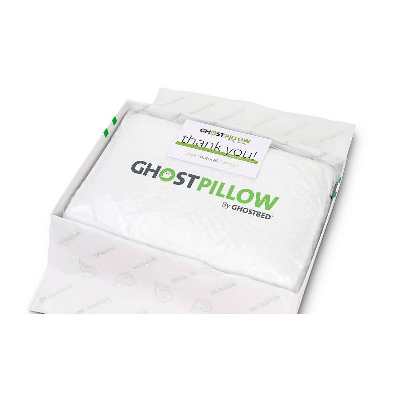 Downlite Soft White Goose Down Hypoallergenic Pillow &ndash; Perfect for Stomach Sleepers Standard