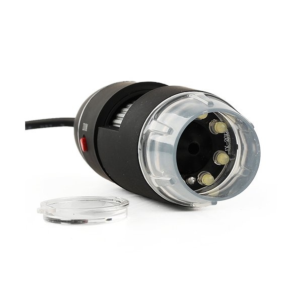 DANIU USB 8 LED 50X-500X 2MP Digital Microscope Borescope Magnifier Video Camera