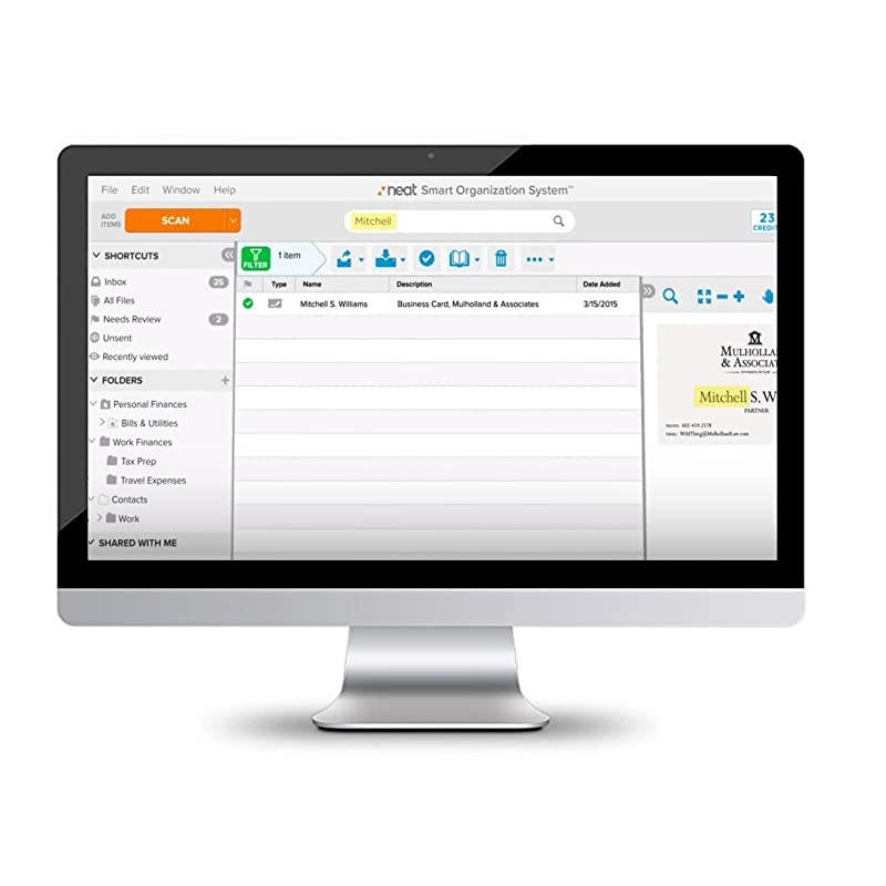ScanSnap iX100 Mobile Scanner Powered with Neat 1 Year Neat Premium License