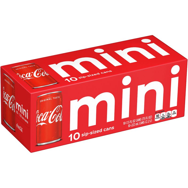 Coca-Cola - 10pk/7.5 fl oz Mini-Cans