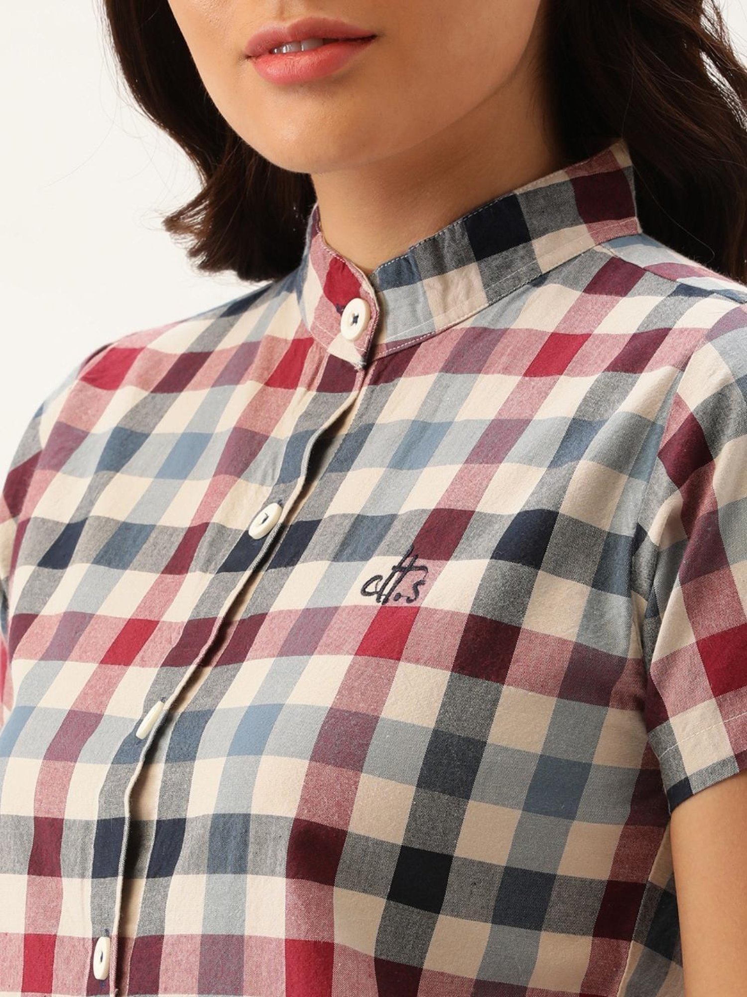 Clt.s Multicolor Checks Pajama Set