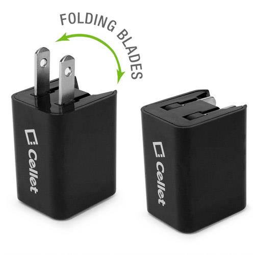 Cellet MicroUSB Travel Charger (2400MAH) - Black