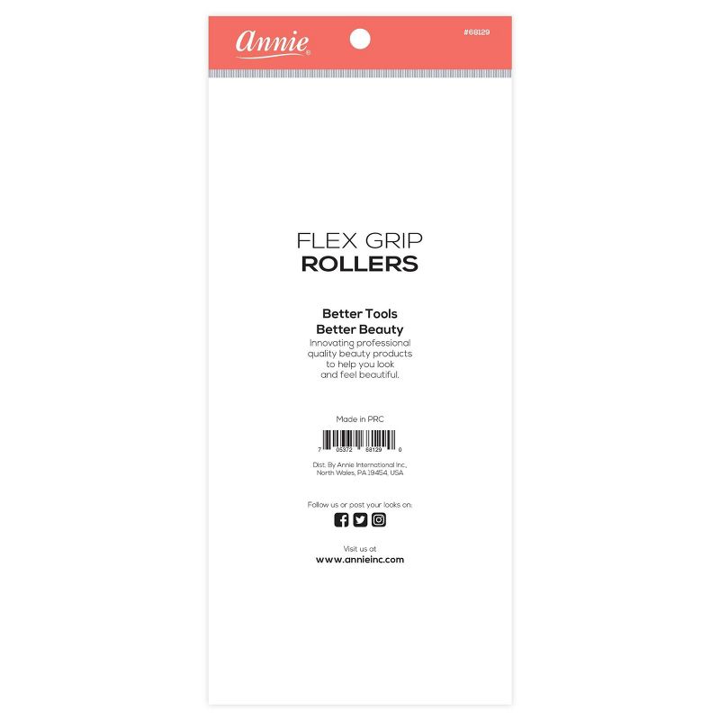 Annie Flex Grip Rollers - 6ct