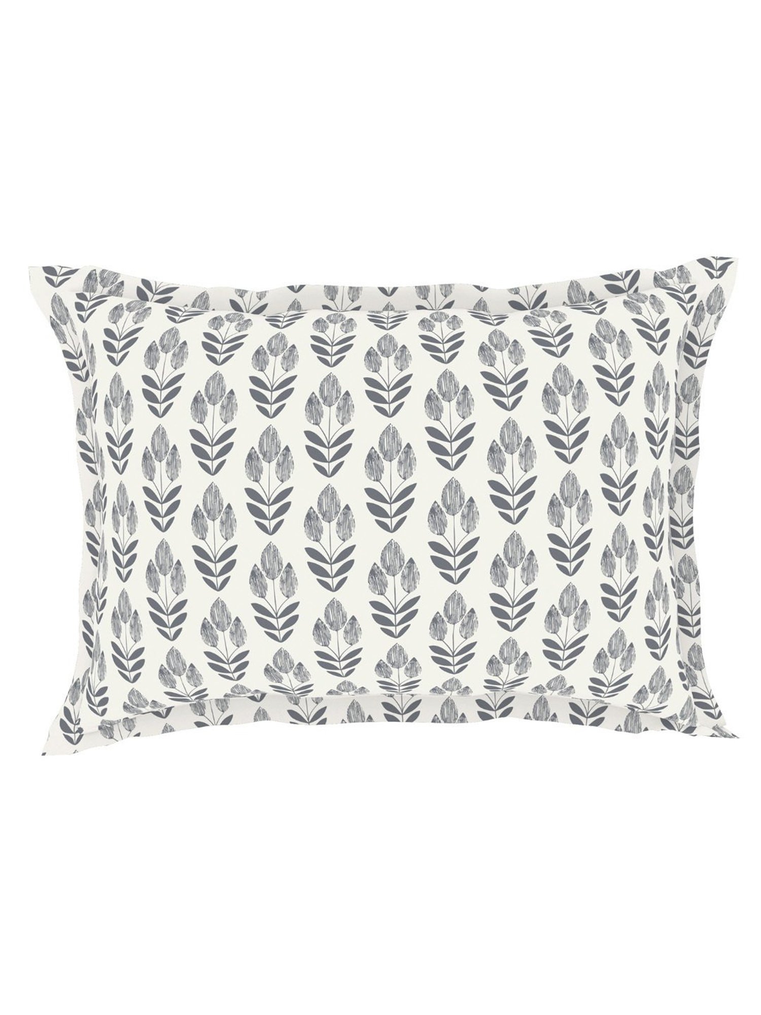 Welspun Dazzle Floral White 140 TC Microfiber Double Bedsheet with 2 Pillow Covers