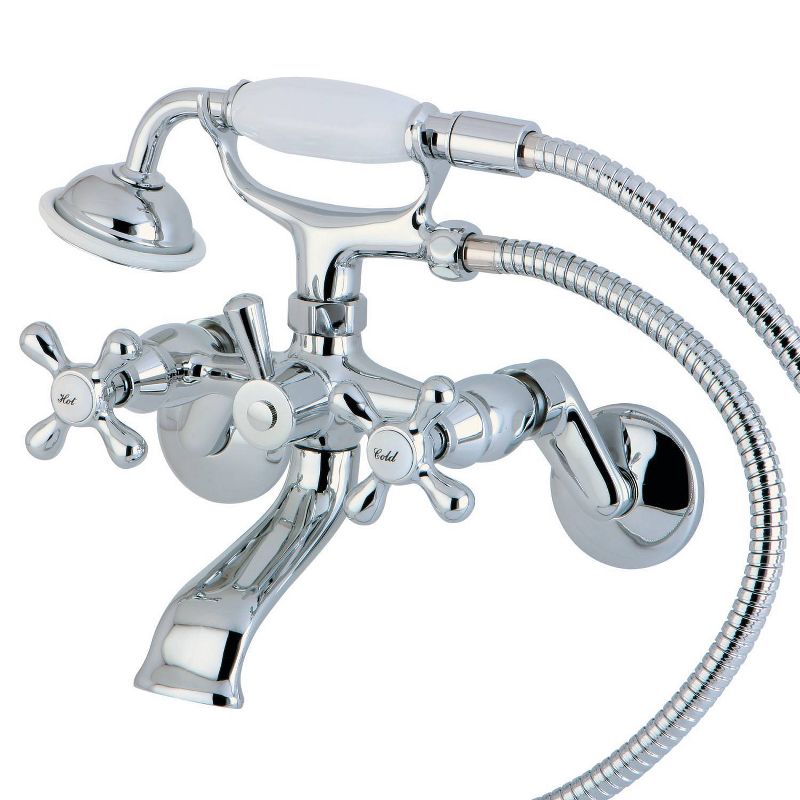 Wall Mounted Tub Faucet Chrome - Kingston Brass