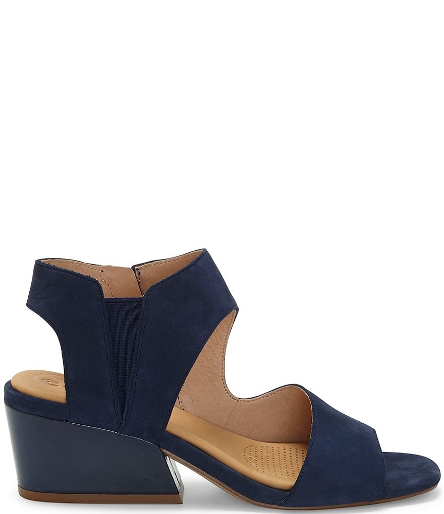 CC Corso Como Sayge Suede Block Heel Sandals