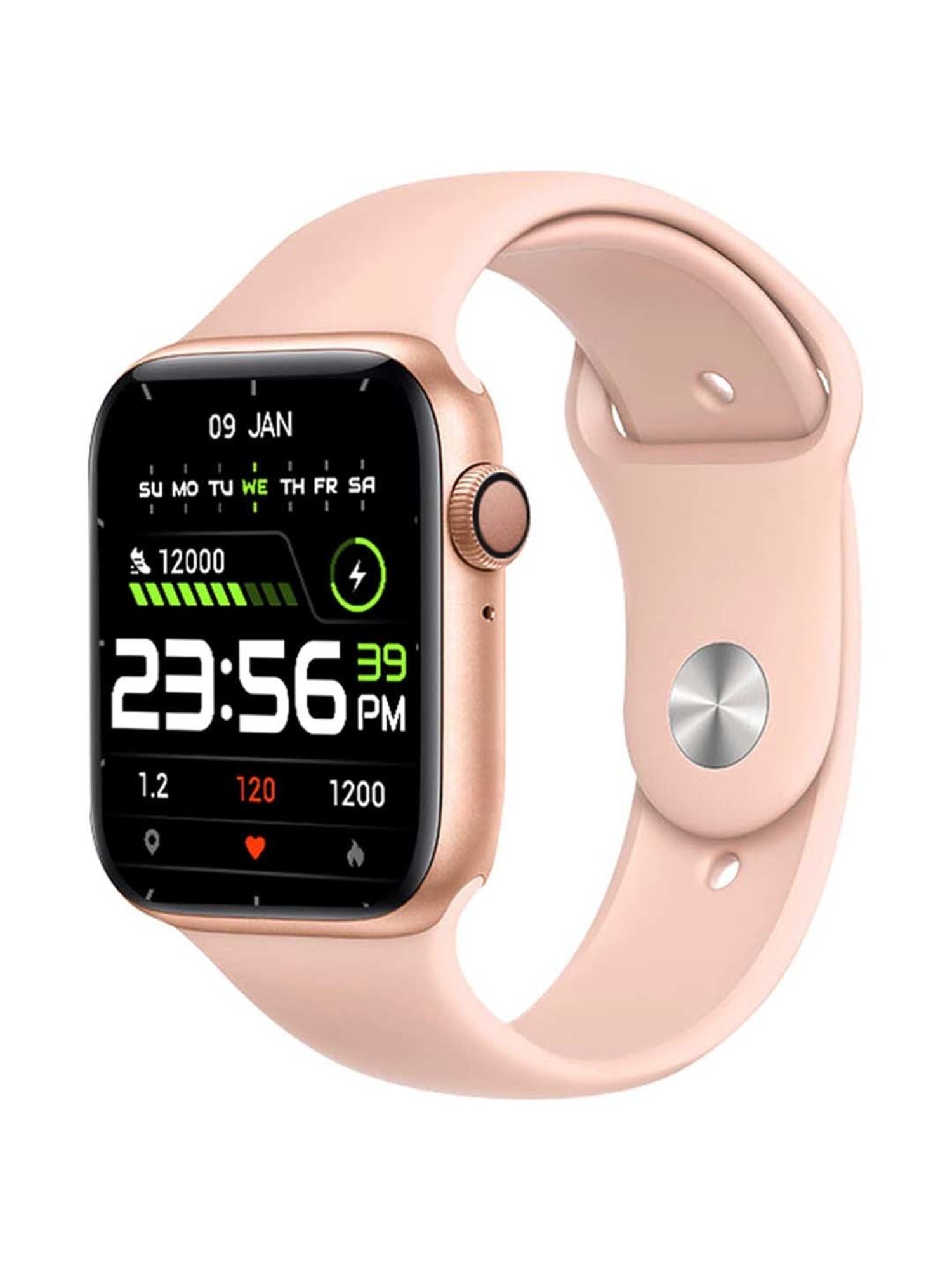 MAXX SX7 Pro Smart Watch with Bluetooth Calling (Free Size, Rose Gold)