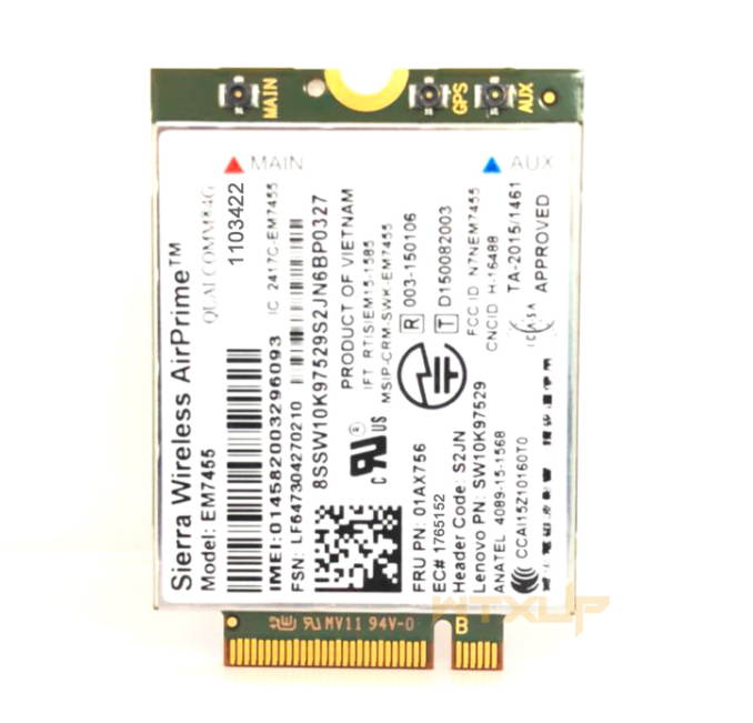 New GOBI6000 EM7455 4G Wireless Adapter for ThinkPad L570 T470 X270 L470 P51P71