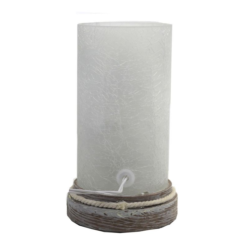 Stony Creek 8.5" Flamingos Pre-Lit Cylinder Base Wood Base  -  Novelty Sculpture Lights