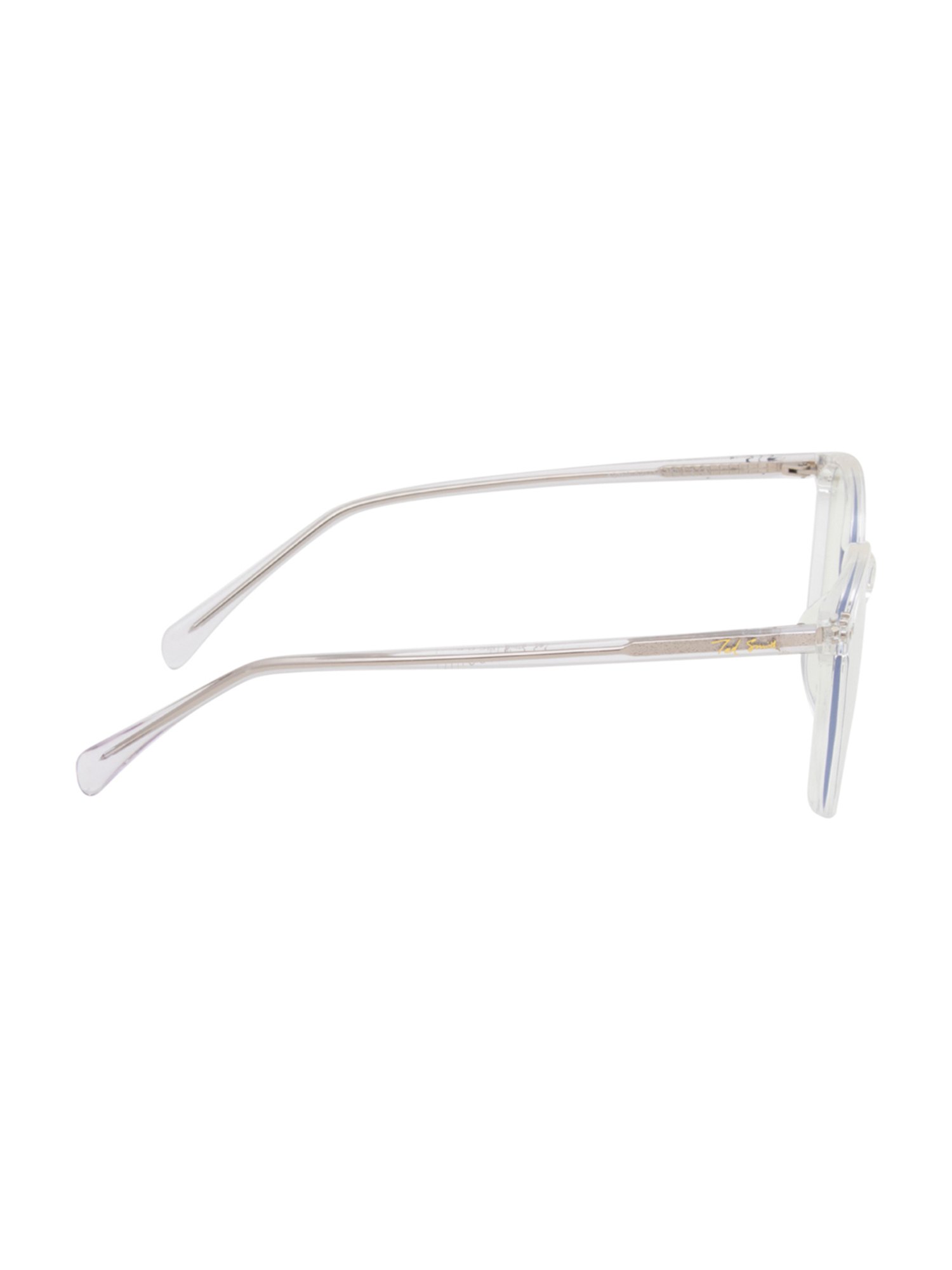 Ted Smith Transparent Wayfarer Polarized Unisex Sunglasses