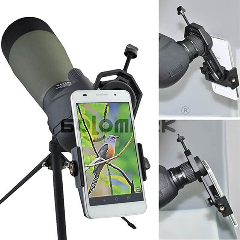 Universal Cell Phone Adapter Mount Compatible with Binocular Monocular Spotting Scope Telescope and Microscope for Phone Sony Samsung Moto Etc