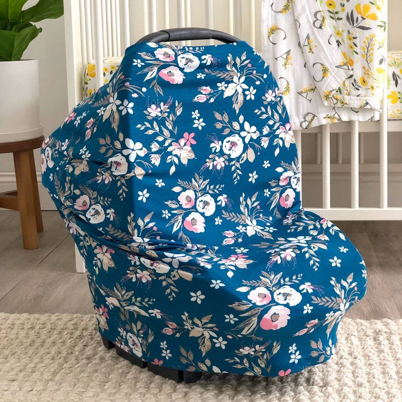 Bebe Au Lait 5-in-1 Nursing Cover - Midnight Floral