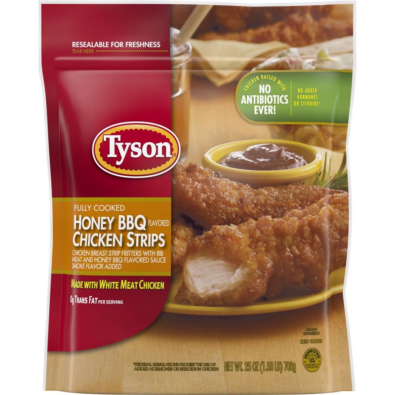 Tyson Honey BBQ Chicken Strips - Frozen - 25oz