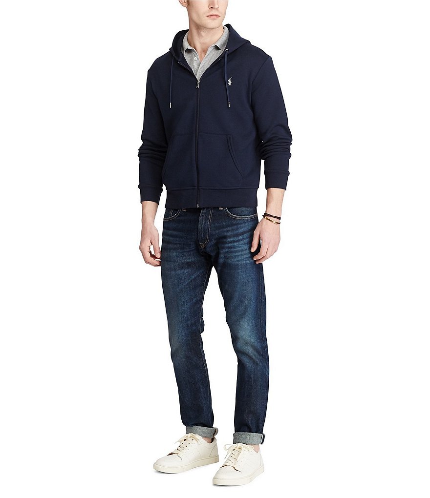 Cutter & Buck Big & Tall Traverse Stripe Performance Stretch Half-Zip Pullover